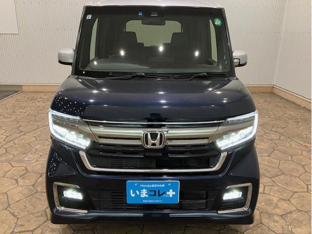 N-BOXカスタム Lターボ 8インチプレミアムインターナビ ETC いまこれ+ 新品フロアマット コーディネートスタイル 地デジチューナー 衝突軽減ブレーキサポート LEDヘッドライ アイドリングS ターボエンジン PS AAC(17枚目)