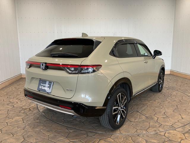 ヴェゼル e:HEVZ 前後ドラレコ ホンダ純正ナビ ETC 後退出庫サポートレス 衝突回避支援ブレーキ機能 スマキ Pトランク フルオートエアコン Dレコ エアバッグ 両席エアバック Rカメ パワーウィンドウ LEDランプ(9枚目)