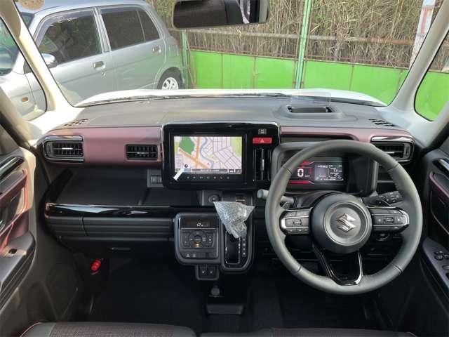 スペーシアカスタム ハイブリッドＸＳターボ　全方位モニター付９インチナビ／登録済み未使用車／メーカー保証付き／Ｂｌｕｅｔｏｏｔｈ／バックカメラ／フルセグＴＶ（3枚目）