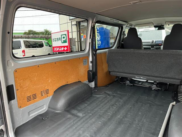 ハイエースバン ロングDX GLパッケージ 5型 レンタアップ法人ワンオーナー 社外ナビ バックカメラ ETC トヨタセーフティセンス プライバシーガラス(62枚目)