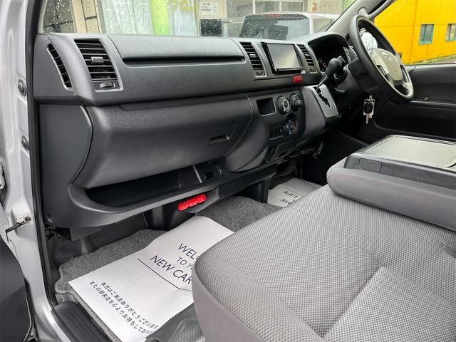 ハイエースバン ロングDX GLパッケージ 5型 レンタアップ法人ワンオーナー 社外ナビ バックカメラ ETC トヨタセーフティセンス プライバシーガラス(73枚目)