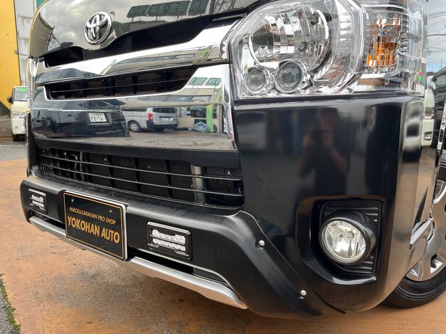 ハイエースバン ロングスーパーＧＬ　４型１オーナー禁煙車　車中泊仕様　オフロードルック　ＬＥＤバンパーガード　ＬＥＤライト　電動スライドドア　ＷエアＢ　ステアリングリモコン　プライバシーガラス　レザー調シートカバー　バックカメラ　ＥＴＣ（35枚目）