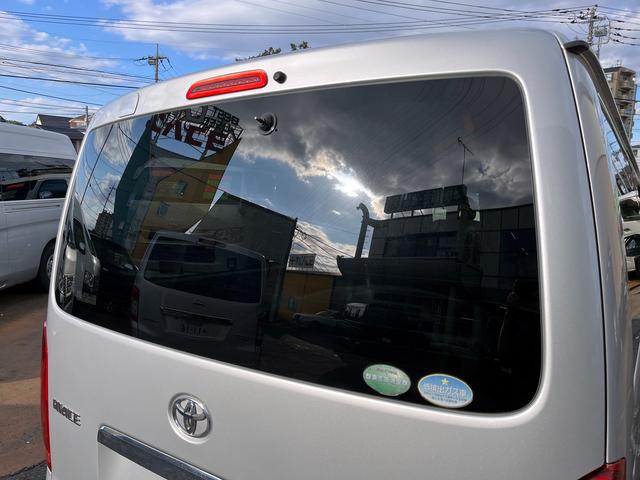 ハイエースバン ロングスーパーGL 4型 ディーゼル バッドフェイス 2インチローダウン 15インチアルミホイール Fスポイラー LEDライト&フォグ LEDテール シートカバー 前後センサー 純正ナビ Bカメラ ETC(44枚目)