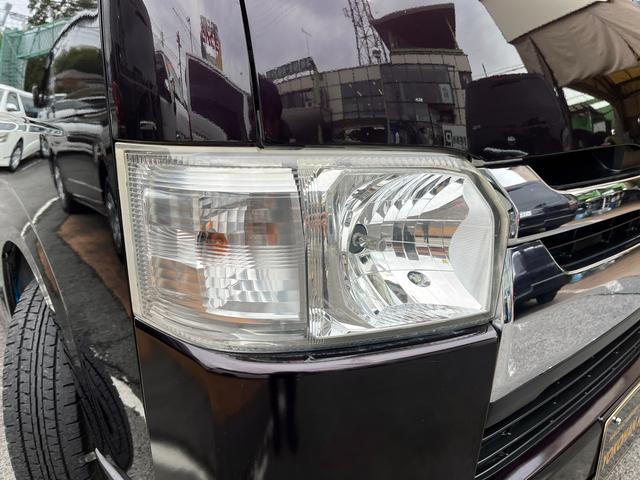 ハイエースバン ロングスーパーGL 4型 社外ナビ バックカメラ ETC LEDライト LEDフォグ 15インチアルミホイール リアスピーカー ツイーター スライド窓 キーレスキー(33枚目)