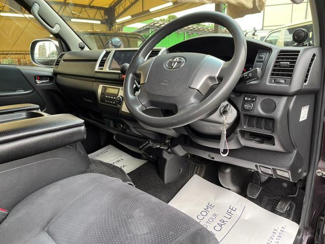 ハイエースバン ロングスーパーGL 4型 社外ナビ バックカメラ ETC LEDライト LEDフォグ 15インチアルミホイール リアスピーカー ツイーター スライド窓 キーレスキー(53枚目)