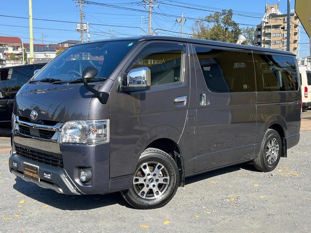 ハイエースバン スーパーGL ダークプライムII 6型 2.8ディーゼル ワンオーナー禁煙車 純正ナビ TRD15インチアルミホイール TRDバンパーガード 電動スライドドア プライバシーガラス トヨタセーフティセンス バックカメラ ETC2.0(31枚目)