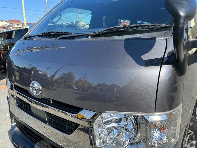 ハイエースバン スーパーGL ダークプライムII 6型 2.8ディーゼル ワンオーナー禁煙車 純正ナビ TRD15インチアルミホイール TRDバンパーガード 電動スライドドア プライバシーガラス トヨタセーフティセンス バックカメラ ETC2.0(34枚目)