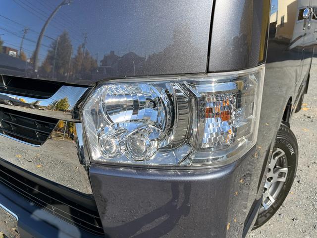 ハイエースバン スーパーGL ダークプライムII 6型 2.8ディーゼル ワンオーナー禁煙車 純正ナビ TRD15インチアルミホイール TRDバンパーガード 電動スライドドア プライバシーガラス トヨタセーフティセンス バックカメラ ETC2.0(35枚目)