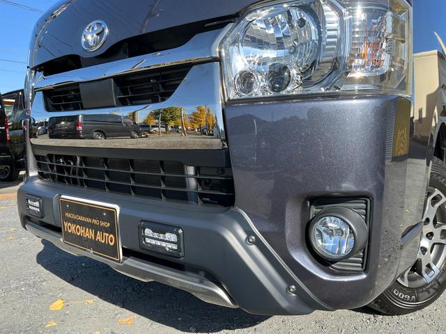ハイエースバン スーパーGL ダークプライムII 6型 2.8ディーゼル ワンオーナー禁煙車 純正ナビ TRD15インチアルミホイール TRDバンパーガード 電動スライドドア プライバシーガラス トヨタセーフティセンス バックカメラ ETC2.0(36枚目)