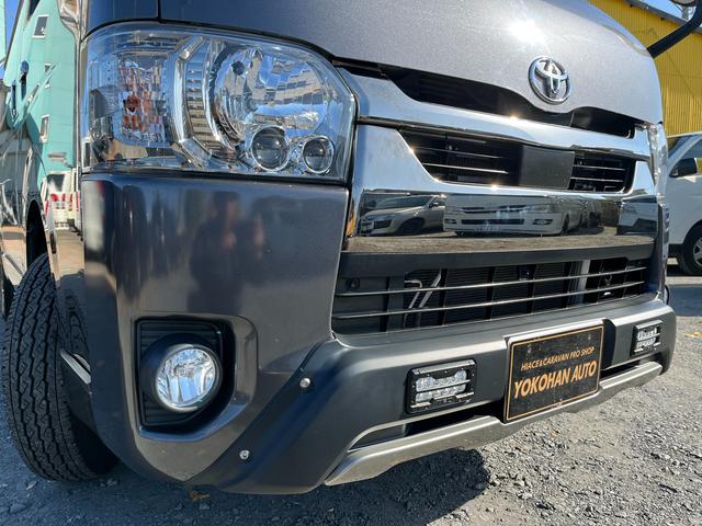 ハイエースバン スーパーGL ダークプライムII 6型 2.8ディーゼル ワンオーナー禁煙車 純正ナビ TRD15インチアルミホイール TRDバンパーガード 電動スライドドア プライバシーガラス トヨタセーフティセンス バックカメラ ETC2.0(40枚目)