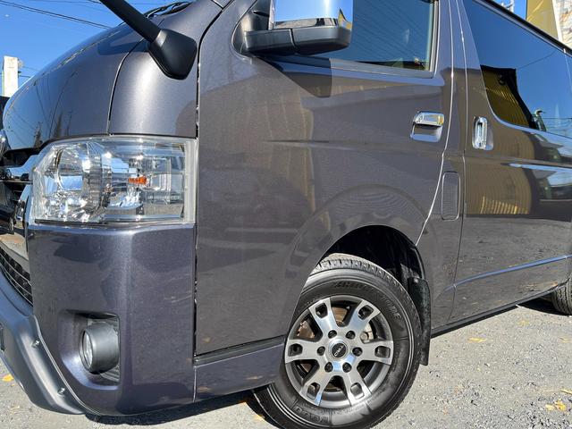 ハイエースバン スーパーGL ダークプライムII 6型 2.8ディーゼル ワンオーナー禁煙車 純正ナビ TRD15インチアルミホイール TRDバンパーガード 電動スライドドア プライバシーガラス トヨタセーフティセンス バックカメラ ETC2.0(42枚目)