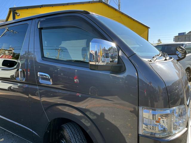 ハイエースバン スーパーGL ダークプライムII 6型 2.8ディーゼル ワンオーナー禁煙車 純正ナビ TRD15インチアルミホイール TRDバンパーガード 電動スライドドア プライバシーガラス トヨタセーフティセンス バックカメラ ETC2.0(43枚目)