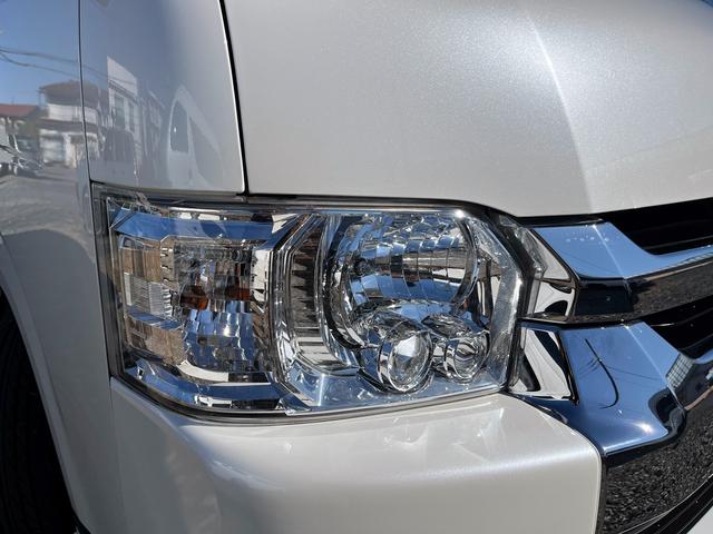 ハイエースワゴン ＧＬ　５型　ワンオーナー　社外ナビＴＶ　電動スライドドア　フローリング加工　ローダウン　４列目ベッドキット　モデリスタエアロ　シートカバー　リアフィルム　後席モニター　バックカメラ　ＥＴＣ（40枚目）