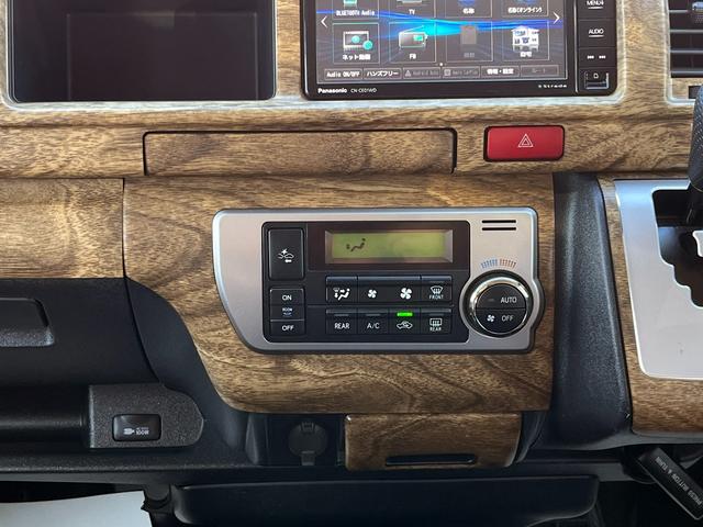 ハイエースワゴン ＧＬ　５型　１０人乗り　社外ナビ　バックカメラ　ＥＴＣ　トヨタセーフティセンス　１６インチアルミ　ウッド調インパネ　レザー調シートカバー　ダブル後席モニター　デジタルルームミラー式ドラレコ　スマートキー（19枚目）
