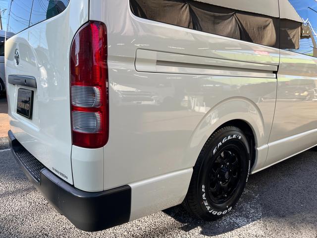 ハイエースバン ロングDX 4型 社外ナビ バックカメラ ETC ローダウン 新品16インチアルミホイール&タイヤ インナーブラックライト 電格ミラー スーパーGLセカンドシート シートカバー ドラレコ プライバシーガラス(52枚目)