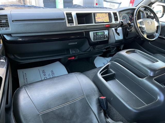 ハイエースバン ロングワイドスーパーGL 5型 2.8ディーゼル ワンオーナー 純正ナビ バックカメラ ETC2.0 ローダウン 16インチアルミ 新品PARADAタイヤ モデリスタエアロ LEDライト シートカバー 前後ソナー ドラレコ(8枚目)