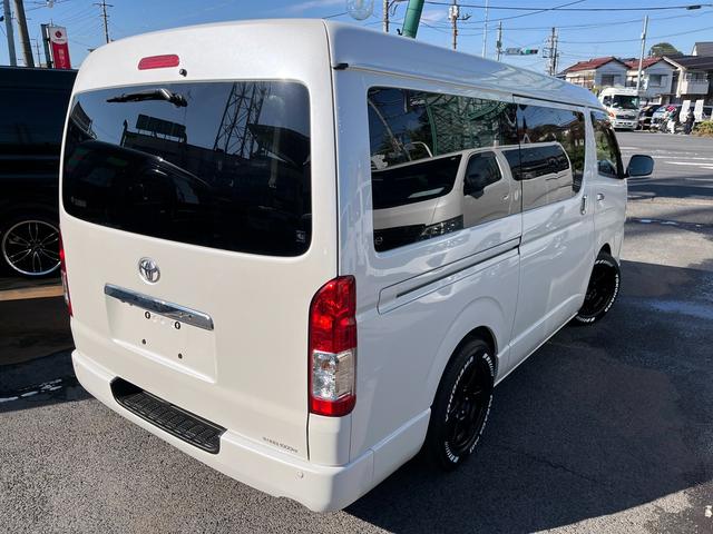 ハイエースバン ロングワイドスーパーGL 5型 2.8ディーゼル ワンオーナー 純正ナビ バックカメラ ETC2.0 ローダウン 16インチアルミ 新品PARADAタイヤ モデリスタエアロ LEDライト シートカバー 前後ソナー ドラレコ(24枚目)
