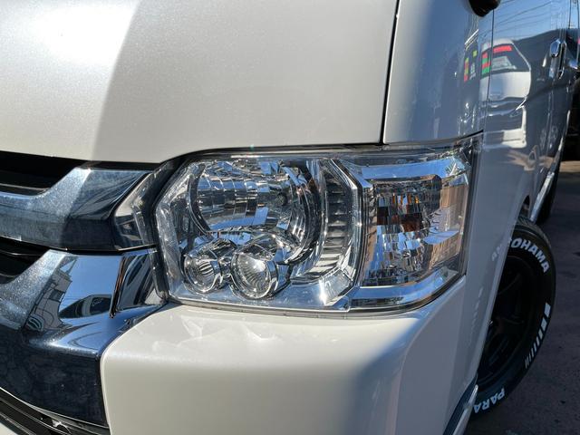 ハイエースバン ロングワイドスーパーGL 5型 2.8ディーゼル ワンオーナー 純正ナビ バックカメラ ETC2.0 ローダウン 16インチアルミ 新品PARADAタイヤ モデリスタエアロ LEDライト シートカバー 前後ソナー ドラレコ(35枚目)