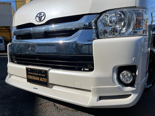 ハイエースバン ロングワイドスーパーGL 5型 2.8ディーゼル ワンオーナー 純正ナビ バックカメラ ETC2.0 ローダウン 16インチアルミ 新品PARADAタイヤ モデリスタエアロ LEDライト シートカバー 前後ソナー ドラレコ(36枚目)