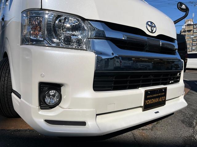 ハイエースバン ロングワイドスーパーGL 5型 2.8ディーゼル ワンオーナー 純正ナビ バックカメラ ETC2.0 ローダウン 16インチアルミ 新品PARADAタイヤ モデリスタエアロ LEDライト シートカバー 前後ソナー ドラレコ(40枚目)