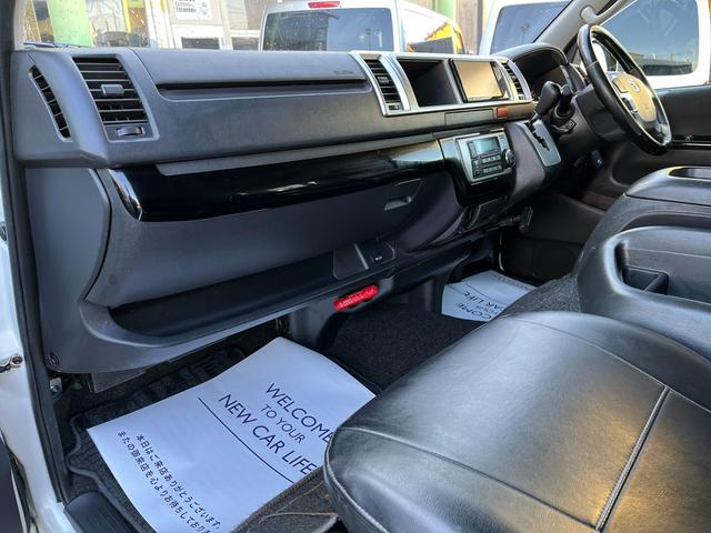 ハイエースバン ロングワイドスーパーGL 5型 2.8ディーゼル ワンオーナー 純正ナビ バックカメラ ETC2.0 ローダウン 16インチアルミ 新品PARADAタイヤ モデリスタエアロ LEDライト シートカバー 前後ソナー ドラレコ(75枚目)