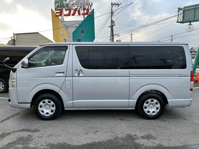 ハイエースバン ロングスーパーGL 5型 2.8ディーゼル 4WD ワンオーナー禁煙 トヨタセーフティセンス バックカメラ ETC プライバシーガラス イージークローザー スライド窓 ナビフルセグTV(6枚目)