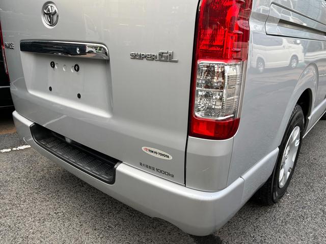 ハイエースバン ロングスーパーGL 5型 2.8ディーゼル 4WD ワンオーナー禁煙 トヨタセーフティセンス バックカメラ ETC プライバシーガラス イージークローザー スライド窓 ナビフルセグTV(48枚目)