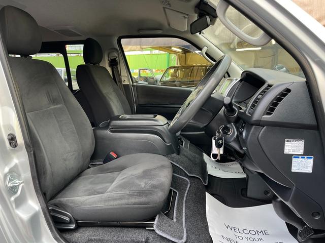 ハイエースバン ロングスーパーGL 5型 2.8ディーゼル 4WD ワンオーナー禁煙 トヨタセーフティセンス バックカメラ ETC プライバシーガラス イージークローザー スライド窓 ナビフルセグTV(55枚目)