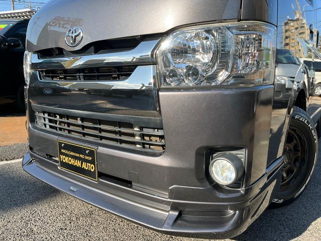 レジアスエースバン スーパーＧＬ　ダークプライム　４型　３．０ディーゼルターボ　寒冷地仕様　純正ナビ　モデリスタエアロ　リアスポイラー　１５インチアルミホイール　ＬＥＤライト＆フォグ　荷室フィルム　電動スライドドア　ＬＥＤ室内灯　バックカメラ　ＥＴＣ（32枚目）