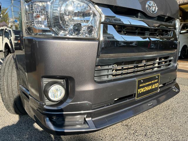レジアスエースバン スーパーＧＬ　ダークプライム　４型　３．０ディーゼルターボ　寒冷地仕様　純正ナビ　モデリスタエアロ　リアスポイラー　１５インチアルミホイール　ＬＥＤライト＆フォグ　荷室フィルム　電動スライドドア　ＬＥＤ室内灯　バックカメラ　ＥＴＣ（35枚目）