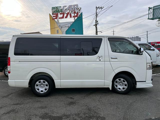 ハイエースバン ロングスーパーＧＬ　４型　ワンオーナー　３．０ディーゼル　社外ナビ　バックカメラ　ＥＴＣ　Ｆエアロ　ＬＥＤライト　スライド窓　イージークローザー　プライバシーガラス　レザー調シートカバー　スマートキー（40枚目）