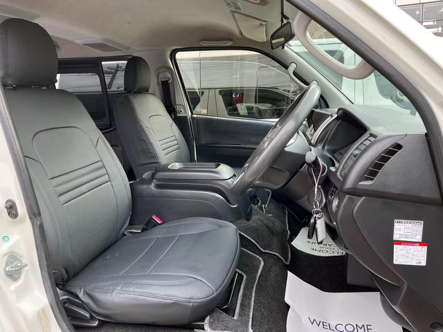 ハイエースバン ロングスーパーＧＬ　４型　ワンオーナー　３．０ディーゼル　社外ナビ　バックカメラ　ＥＴＣ　Ｆエアロ　ＬＥＤライト　スライド窓　イージークローザー　プライバシーガラス　レザー調シートカバー　スマートキー（51枚目）