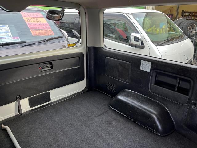 ハイエースバン ロングスーパーＧＬ　４型　ワンオーナー　３．０ディーゼル　社外ナビ　バックカメラ　ＥＴＣ　Ｆエアロ　ＬＥＤライト　スライド窓　イージークローザー　プライバシーガラス　レザー調シートカバー　スマートキー（57枚目）