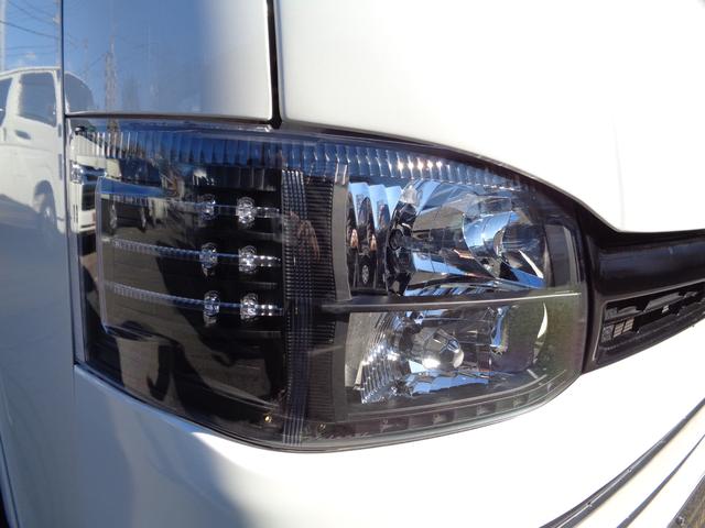 ロングスーパーGL 3型バットフェイスフルエアロ車内泊カスタム1オーナーナビTV後席TVBKインナーHID18AWローダウンベットキット黒革調&黒木目Wエアバック(28枚目)