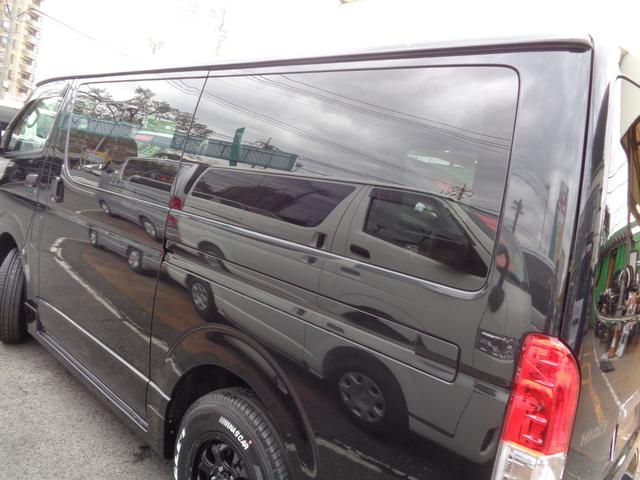 ロングジャストローDXGLパック 6型トヨタセーフティセンスフルエアロ新品15AWナスカー1オーナー禁煙SDナビTVパノラミックビューモニターバックカメラETCドライブレコーダー同色バンパーメッキグリルLED電格ミラー黒革調シート(54枚目)