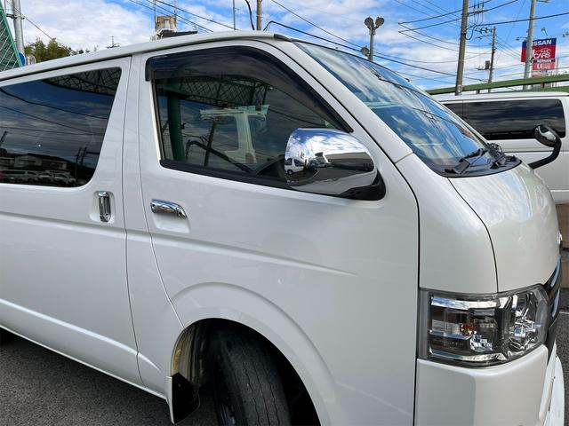 ハイエースバン ロングスーパーGL 4型 3.0ディーゼルT 純正ナビ バックカメラ ETC 電動スライドドア 前後ドライブレコーダー LEDライト LEDフォグ スマートキー プライバシーガラス Wエアバッグ(40枚目)