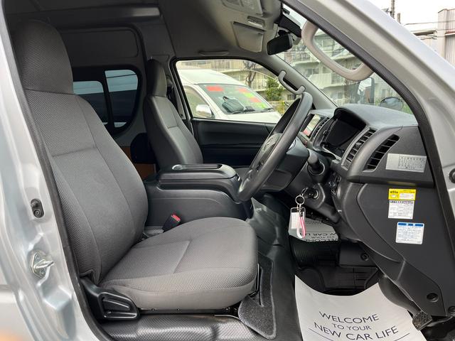 ハイエースバン SロングワイドDX 5型 2.8ディーゼルターボ 寒冷地仕様4WD トヨタセーフティセンス 社外リアヒーター バックカメラー ETC 社外ナビ(59枚目)