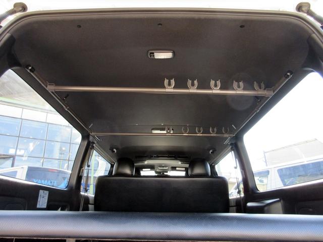 ハイエースバン スーパーGL ダークプライムII 5型 バッドフェイスローダウンカスタム 17インチアルミホイール LEDフォグ 社外リアバンパー 電動スライドドア ベッドキット シートカバー 社外ナビ Bカメラ ETC(62枚目)