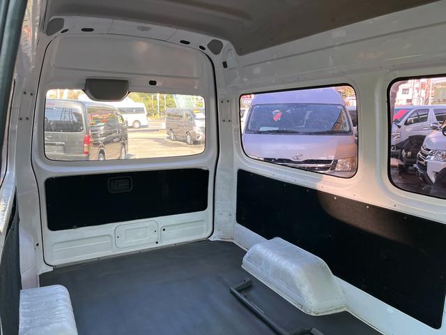 NV350キャラバンバン スーパーロングDXターボ ディーゼル4WD ハイルーフ 3人乗り登録 アラウンドビューモニター 社外ナビ エマージェンシーブレーキ 横滑り防止 電格ミラー(59枚目)