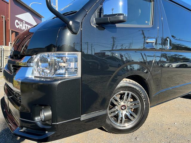 ハイエースワゴン ＧＬ　６型ファインテックツアラー　１０人乗り　１１インチナビ　フリップダウンモニター　電動スライドドア　モデリスタエアロ　１５インチアルミホイール　ＬＥＤフォグ　レザー調シートカバー　バックカメラ　ＥＴＣ（43枚目）