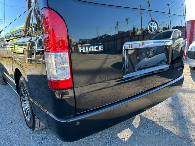 ハイエースワゴン ＧＬ　６型ファインテックツアラー　１０人乗り　１１インチナビ　フリップダウンモニター　電動スライドドア　モデリスタエアロ　１５インチアルミホイール　ＬＥＤフォグ　レザー調シートカバー　バックカメラ　ＥＴＣ（51枚目）