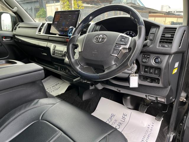 ハイエースワゴン ＧＬ　６型ファインテックツアラー　１０人乗り　１１インチナビ　フリップダウンモニター　電動スライドドア　モデリスタエアロ　１５インチアルミホイール　ＬＥＤフォグ　レザー調シートカバー　バックカメラ　ＥＴＣ（57枚目）