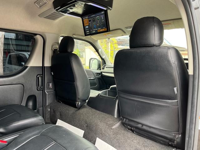 ハイエースワゴン ＧＬ　６型ファインテックツアラー　１０人乗り　１１インチナビ　フリップダウンモニター　電動スライドドア　モデリスタエアロ　１５インチアルミホイール　ＬＥＤフォグ　レザー調シートカバー　バックカメラ　ＥＴＣ（70枚目）