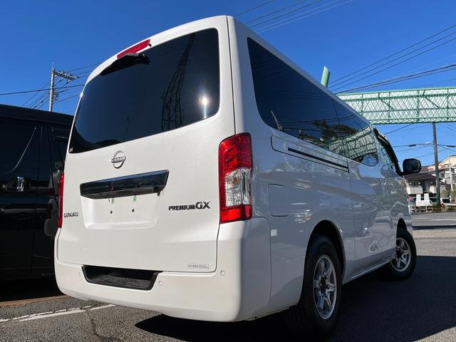 キャラバン ロンググランドプレミアムＧＸ　ワンオーナー　ディーゼル４ＷＤ　全方位運転支援システム　純正ナビ　アランドビューモニター　前後ソナー　インテリジェントルームミラー　リモコンスターター　ナビ連動Ｄレコ　シートヒーター　１５インチアルミ（5枚目）