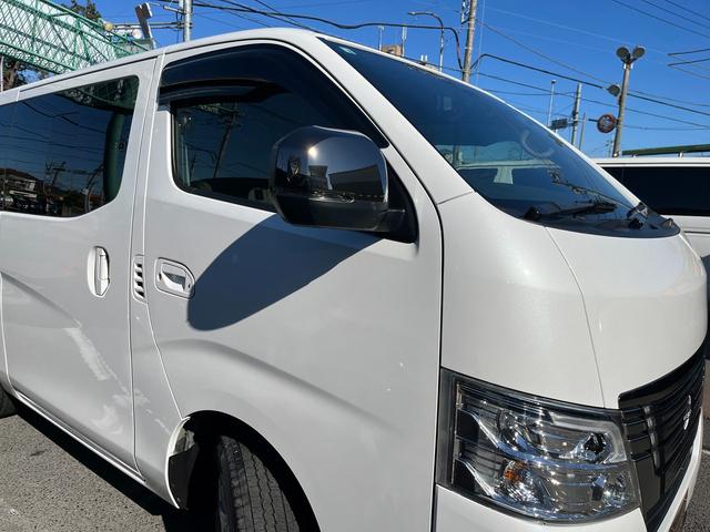 キャラバン ロンググランドプレミアムＧＸ　ワンオーナー　ディーゼル４ＷＤ　全方位運転支援システム　純正ナビ　アランドビューモニター　前後ソナー　インテリジェントルームミラー　リモコンスターター　ナビ連動Ｄレコ　シートヒーター　１５インチアルミ（43枚目）