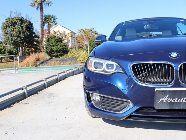 ２シリーズ ２２０ｉカブリオレ　ラグジュアリー　オイスターレザーシート、シートヒーター、Ｍパワーシート、クルーズコントロール、キセノンヘッドライト＆フォグランプ、ミラーＥＴＣ、Ｂカメラ＆ＰＤＣ、コンフォートアクセス、Ｂｌｕｅｔｏｏｔｈオーディオ（14枚目）