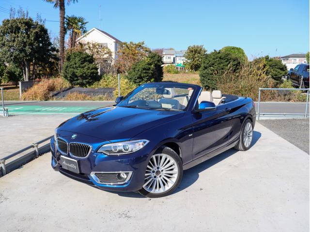 ２シリーズ ２２０ｉカブリオレ　ラグジュアリー　オイスターレザーシート、シートヒーター、Ｍパワーシート、クルーズコントロール、キセノンヘッドライト＆フォグランプ、ミラーＥＴＣ、Ｂカメラ＆ＰＤＣ、コンフォートアクセス、Ｂｌｕｅｔｏｏｔｈオーディオ（45枚目）