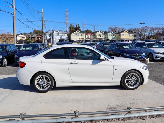 2シリーズ 220iクーペ Mスポーツ 赤本革 ドライビングアシスト HDDナビ Bカメラ コーナーセンサー キセノンヘッドライト スマートキー クルーズコントロール ミラーETC プッシュエンジンスタート シートヒーター MスポーツAW(10枚目)