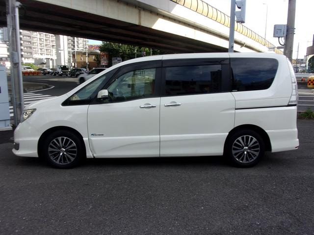 セレナ ＨＷＳ　Ｓ－ＨＹＢＲＩＤ　アンシャンテステップタイプ　ＡＤＳ　１オーナー　記録簿　禁煙車　ナビ　地デジ　ブルートゥース　アラウンドビューモニター　ＥＴＣ　スマートキー　両側パワースライド　クルーズコントロール　シートバックテーブル　左オートステップ　純正アルミ（47枚目）