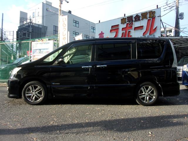 セレナ ライダー　ブラックライン　Ｓ－ハイブリッド　１オーナー　禁煙車　８インチナビ　地デジ　ブルートゥース　アルパインフリップダウン　バックカメラ　ＥＴＣ　スマートキー　クルコン　両側パワースライド　オートライト　キセノン　フォグ　オーテックアルミ（41枚目）